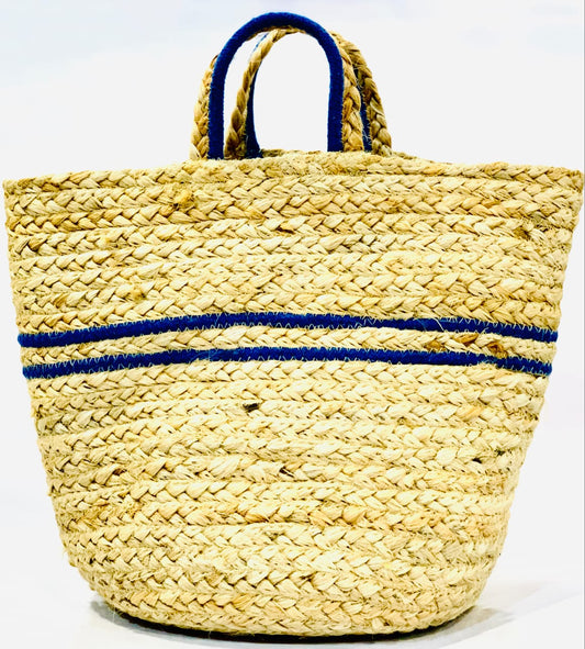 Title - Natural Handmade Jute Bag |Ecofriendly tote bag | BeBaskets