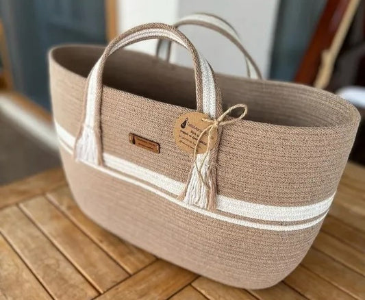 Eco-Friendly Handmade Women Tote Jute Bags | Bebaskets