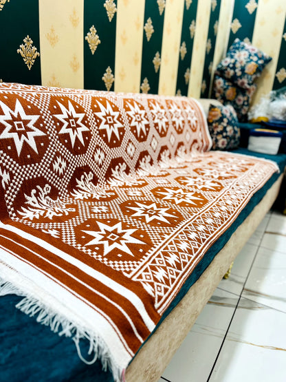 Dari Carpets | Size-190cm×110cm | Rustic design, Cotton -wool | Bebaskets